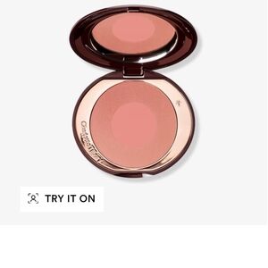 Charlotte Tilbury Cheek to Chic Blush Ecstasy Soft Coral Powder Blush NIB